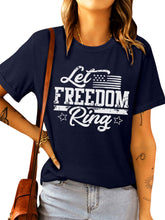 T-Shirt mit „Let Freedom Ring“-Print
